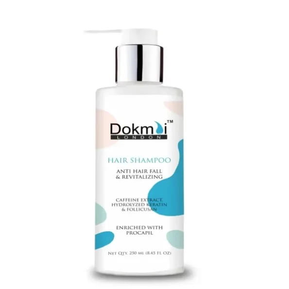 Dokmai LONDON Hair shampoo Anti hair fall & revitalizing caffeine extract (250 ml) available on Herbkart