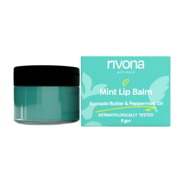 Rivona Naturals Mint Lip Balm 8 gm available on Herbkart