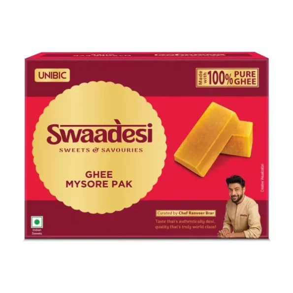 Unibic Swaadesi Premium Mysore Pak Made with Pure Ghee - 280 gm, Herbkart8t761VPV20mzDUL.webp, Herbkart8t761VPV20mzDUL