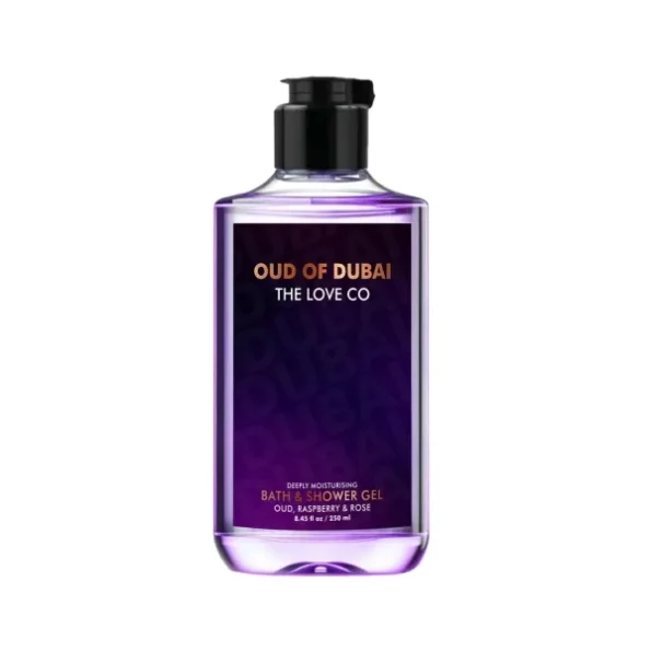 THE LOVE CO. Oud Of Dubai Luxury Body Wash Shower Gel 250Ml available on Herbkart