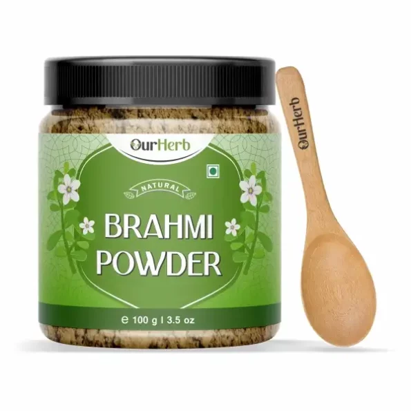 OurHerb Pure & Natural Brahmi Powder (Bacopa monnieri Powder) - 100g available on Herbkart