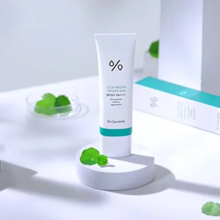 Dr.Ceuracle CICA Regen Vegan SunscreenㅣAll-In-One Sun with Lightweight Texture, 100ml