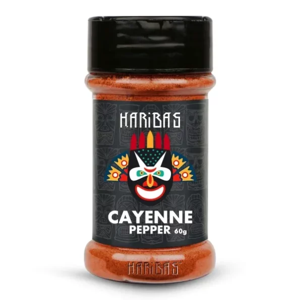 HARIBAS Cayenne Pepper Powder 60 Gram (Hot & Spicy Chili Powder), Herbkart8t771yKx4nPE6L.webp,