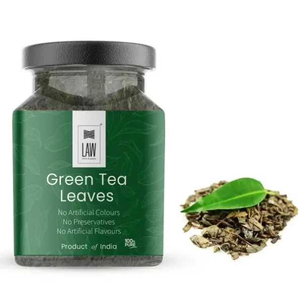 looms & weaves - Handpicked & Handmade Green Tea Whole Leaves for weight loss - 100 gm available on Herbkart