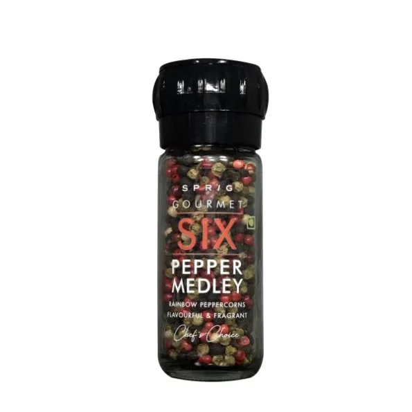 Sprig Gourmet Six Pepper Medley, 42g available on Herbkart