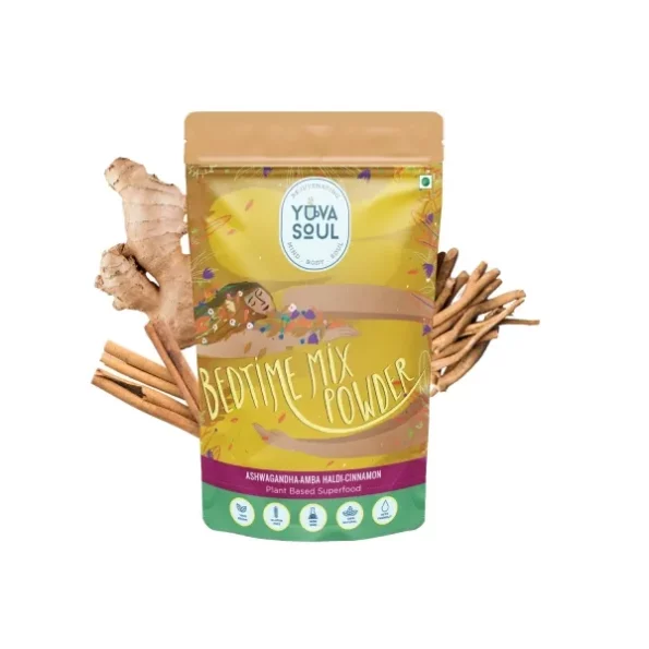 YUVA SOUL Bedtime Mix Herbal Powder - 60 Grams available on Herbkart