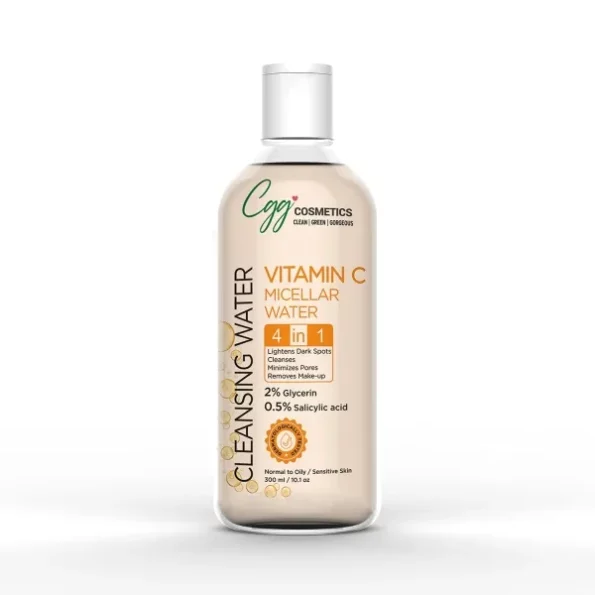 CGG Cosmetics Vitamin C Micellar Cleansing Water - 300ml available on Herbkart