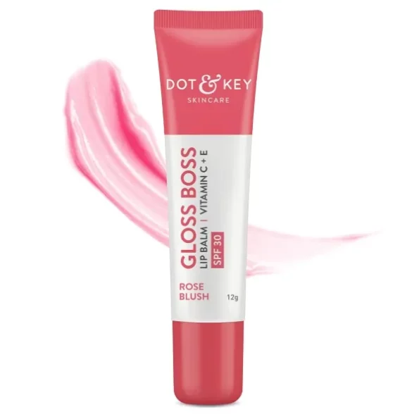 Dot & Key Dot&Key Rose Blush Tinted Lip Balm, (12Gm) With Spf 30 available on Herbkart