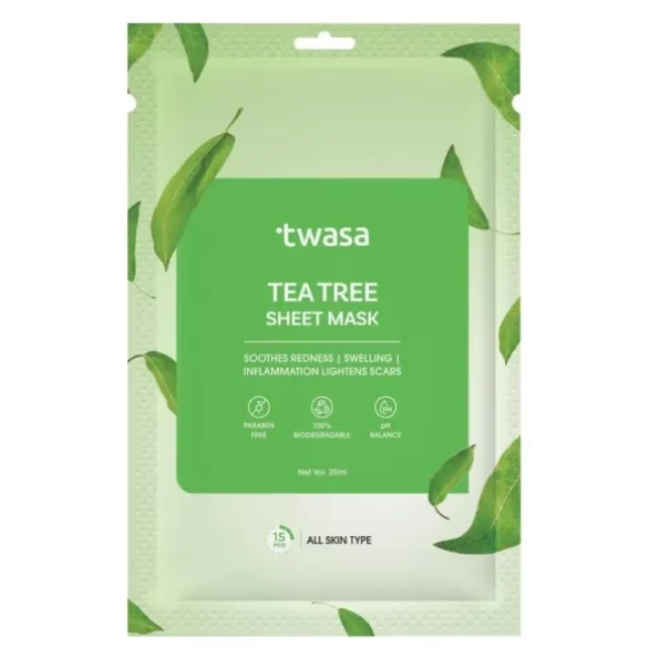 Twasa Tea Tree Sheet Mask available on Herbkart