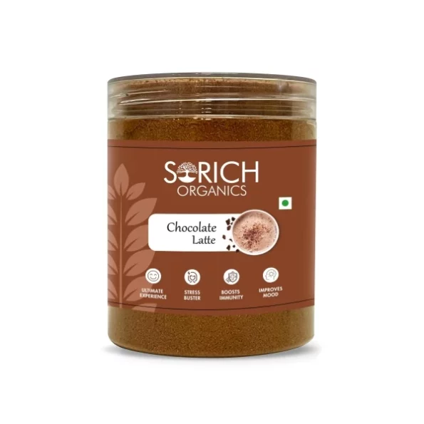 Sorich Organics Chocolate Latte Cocoa Powder Mix 300 gm available on Herbkart