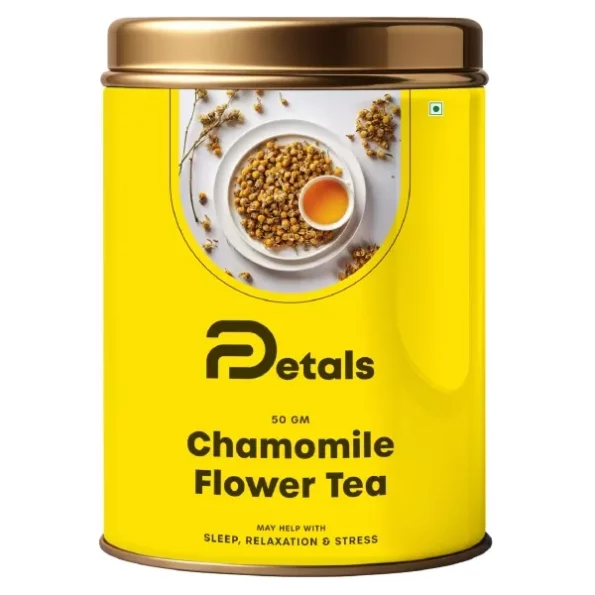 DPetals Chamomile Herbal Infusion, 50 grams available on Herbkart