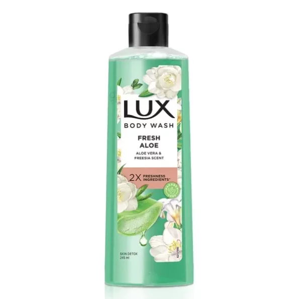 LUX Shower Gel, Freesia Scent & Aloe Vera Bodywash, 245 ml available on Herbkart