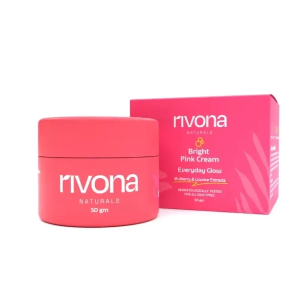 Rivona Naturals Bright Pink Face Cream, 50 gm, Herbkart8t761Z-J6GvrpL.webp, Herbkart8t761Z J6GvrpL