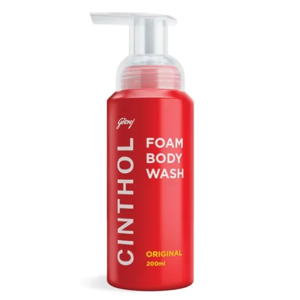 Cinthol Original Foam Body Wash (200ml) available on Herbkart