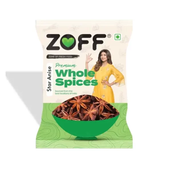 Zoff Star Anise Whole 100g available on Herbkart