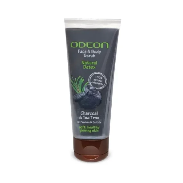 ODEON Charcoal & Tea Tree Oil Body Scrub (100ml), Herbkart8t751GDDwWUCVL.webp, Herbkart8t751GDDwWUCVL