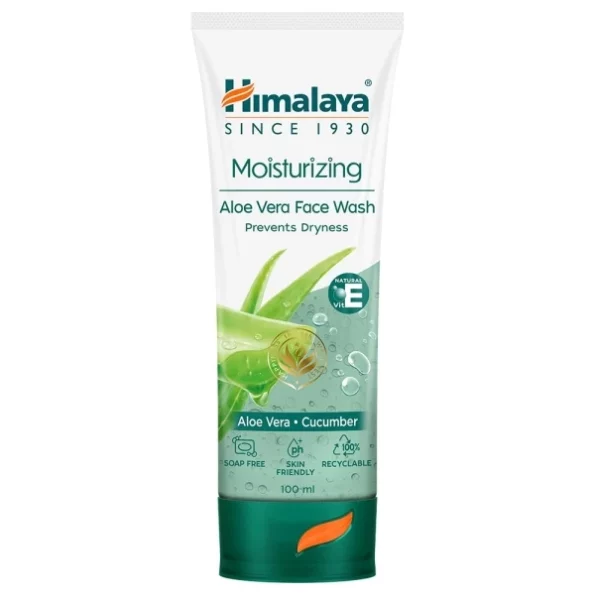 Himalaya Moisturizg Aloe Vera Face Wash, 100Ml available on Herbkart