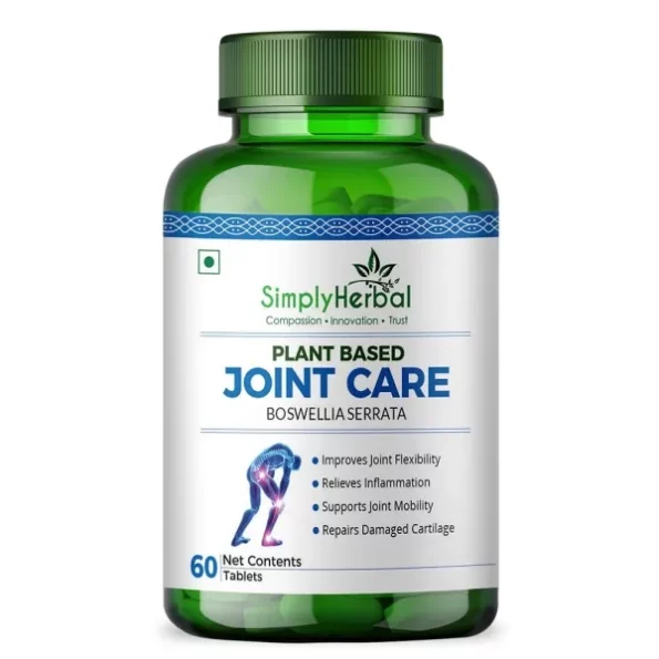 Simply Herbal Plant Based Joint Care Tablets for Joint Support (60 Tablets) available on Herbkart