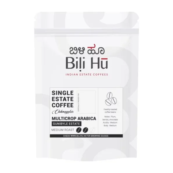 Bili Hu Coffee Gunibyle Estate | Medium Roast (Cold Brew Grind) 200g available on Herbkart