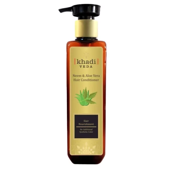 Khadi Veda Neem & Aloe Vera Hair Conditioner 200Ml Each available on Herbkart