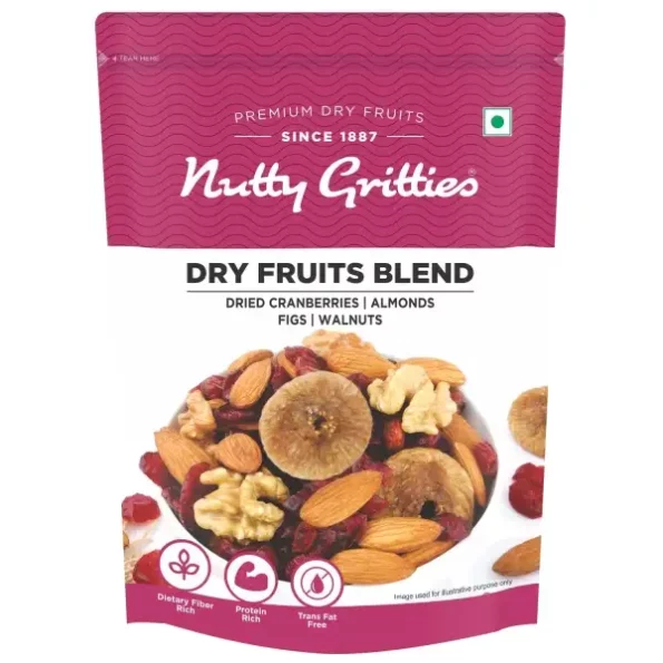 Nutty Gritties Mix Dry Fruits Blend 200g available on Herbkart