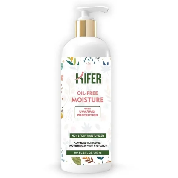 Kifer Oil Free Moisture With UVA/UVB Protection Non Sticky Moisturizer- 300 ml available on Herbkart