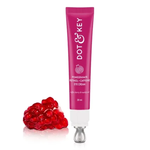 Dot & Key Pomegranate Retinol + Caffeine Eye Cream, 20ml available on Herbkart