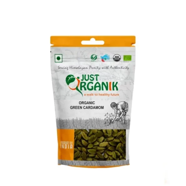 Just Organik - Organic Green Cardamom Whole 50 g, Herbkart8t7517G0MeyfkL.webp, Herbkart8t7517G0MeyfkL