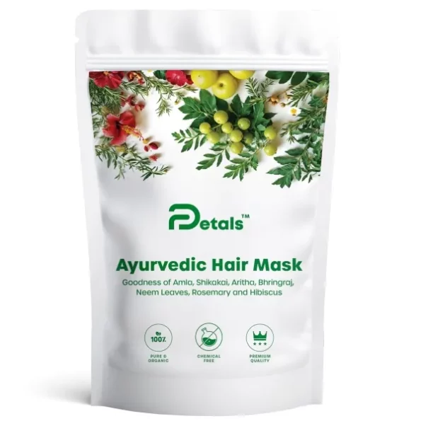 DPetals Ayurvedic Hair Mask, 100 g available on Herbkart