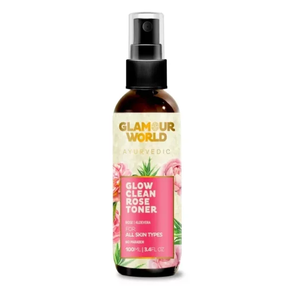 Glamour World Ayurvedic Glow Clean Rose Toner available on Herbkart