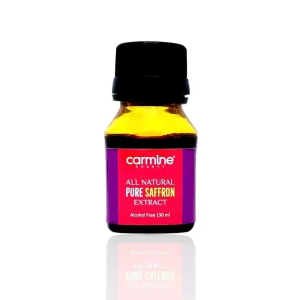 Carmine County All Natural Pure Saffron Extract 30 ml available on Herbkart