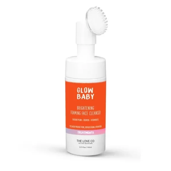 THE LOVE CO Foaming Vitamin C Face Wash - Glow Baby Kakadu Plum & Papaya Niacinamide Face Cleanser | For Radiant & Hydrated Skin | Paraben-Free Cleanser for Men & Women | 110ML, Herbkart8t741MvLubdjvL.webp, Herbkart8t741MvLubdjvL