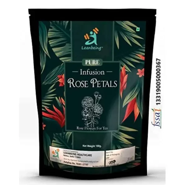 Leanbeing Rose Petals 100Gm available on Herbkart