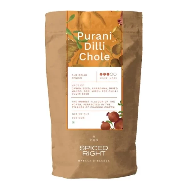 Spiced Right Purani Dilli Chana/Chole Masala Powder (200 Gm) available on Herbkart