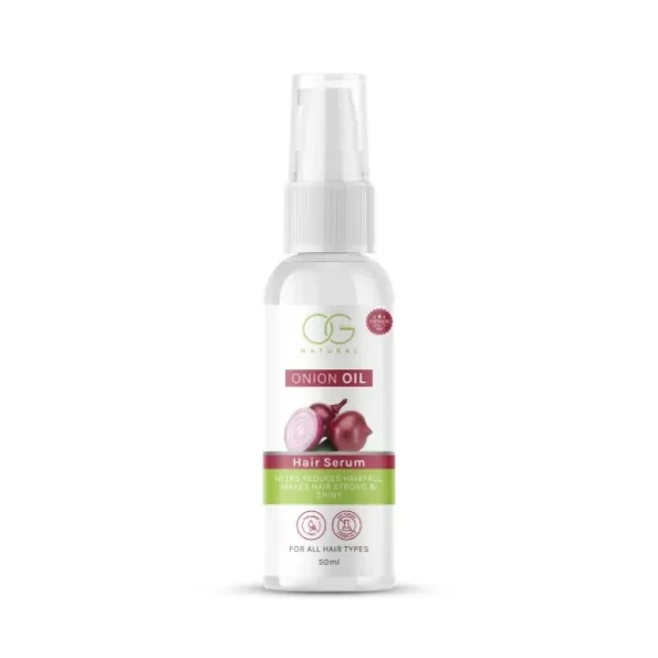 OG BEAUTY Onion Oil Hair Growth Serum - Lightweight & Nourishing Blend for Soft, Silky Hair - Ideal for Hairfall Reduction, Herbkart8t761XjUg1K22L.webp, Herbkart8t761XjUg1K22L