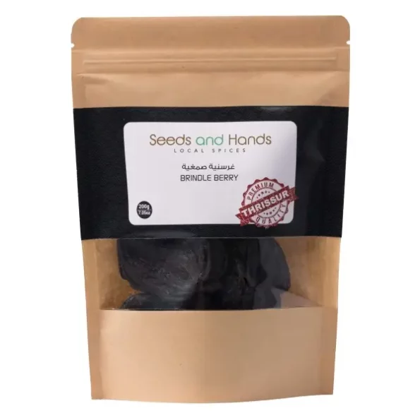 Seeds and Hands Brindle Berry/Kudampuli/Garcinia Cambogia Whole (200g) available on Herbkart