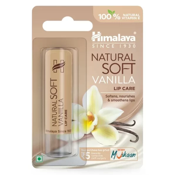 Himalaya Natural Soft Vanilla Lip Balm Care, 4.5g, Herbkart8t761kmXgWAETL.webp, Herbkart8t761kmXgWAETL