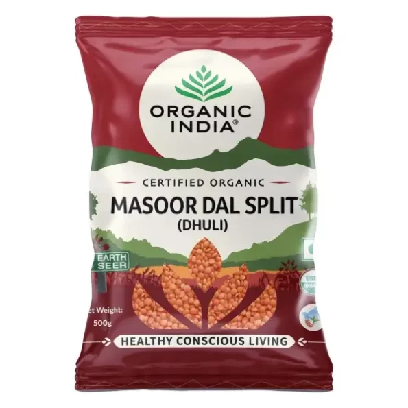 ORGANIC INDIA Masoor Dal Split (Dhuli) 500gm, Herbkart8t771rjNP7aReL.webp, Herbkart8t771rjNP7aReL