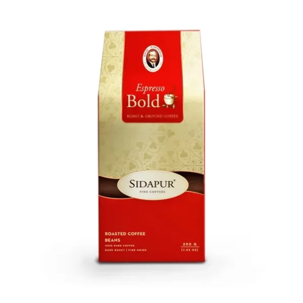 Sidapur - Espresso Bold - Roasted Whole bean - 200gms - Dark Roast available on Herbkart