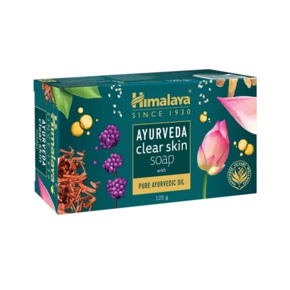 FortuneKart Himalaya Ayurveda Clear Skin Soap India, 125 G available on Herbkart