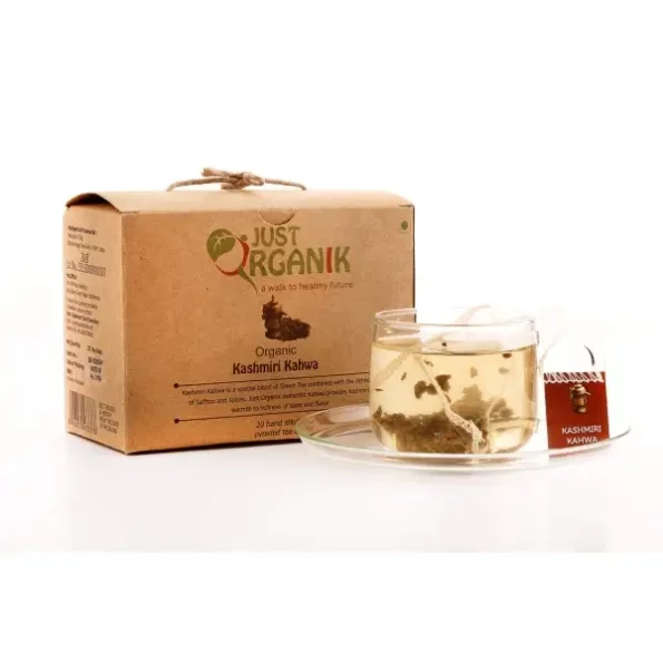 Just Organik Kashmiri Kahwa Pyramid Tea Bags (20), Herbkart8t771tI7gEuhxL.webp,