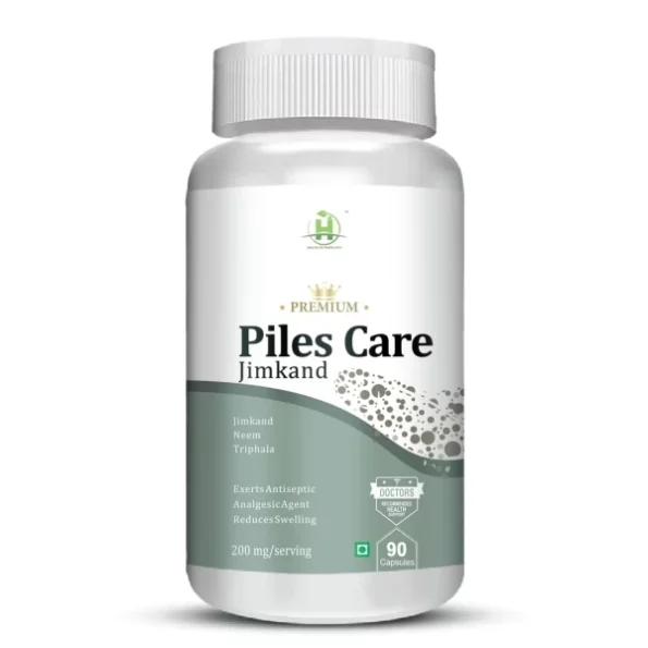 Healthy Nutrition Piles Care Fast Relief from Digestion & Constipation (90 Capsules) available on Herbkart