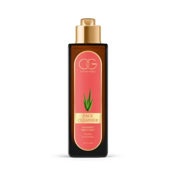 OG BEAUTY Ayurveda Darkspot Reduction Face Cleanser | Tomato & Aloe Vera Extracts | Reduces Dark Spots & Promotes Even Skin Tone | Suitable for All Skin Types | 100 ML, Herbkart8t761ACz0gMAlL.webp, Herbkart8t761ACz0gMAlL