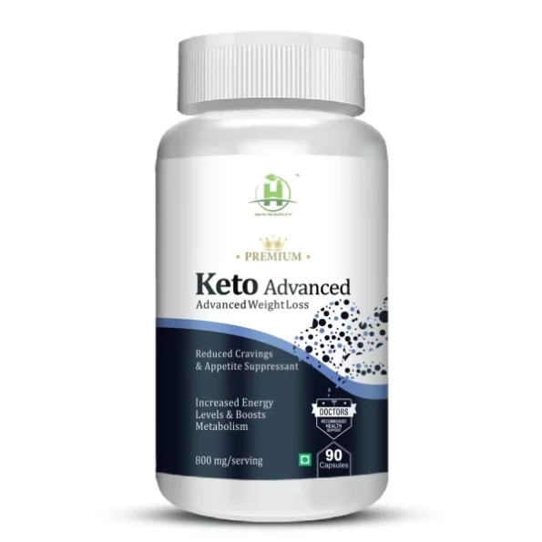 Healthy Nutrition Keto Advanced Weight Loss Supplement With Green Tea - 90 Capsules available on Herbkart