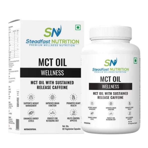 Steadfast Nutrition MCT Oil 60 Capsules available on Herbkart