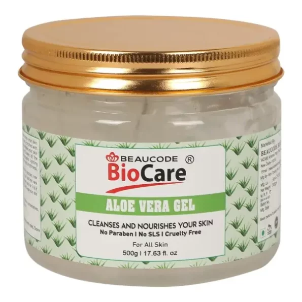 Beaucode BioCare Transparent Aloe Vera Gel- 500Gm available on Herbkart