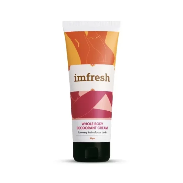 imfresh Body Deodorant Cream with the Long Lasting Fragrance for Intimate Areas, Prevents Odour and Reduces Pigmentation for Men & Women, (50gm Honey Oudh), Herbkart8t74120X-9p20hEL.webp, Herbkart8t74120X 9p20hEL