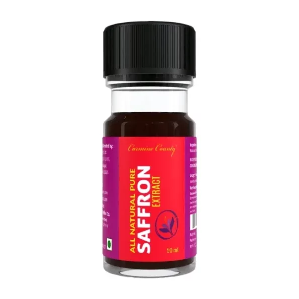 Carmine County All Natural and Pure Saffron Extract 10 ml available on Herbkart