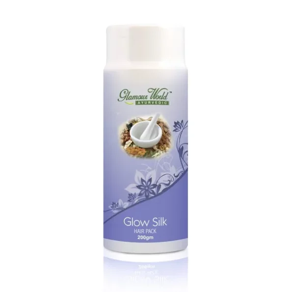 Glamour World Ayurvedic Glow Silk Hair Pack available on Herbkart