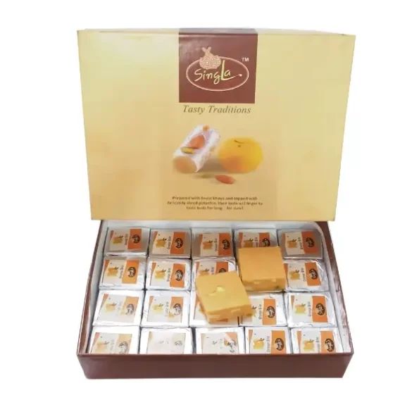 Singla Orange Bite burfi Sweets 500g, Herbkart8t771tdpABeSQL.webp, Herbkart8t771tdpABeSQL